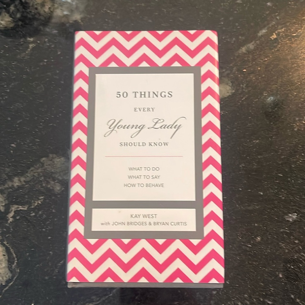 Book - “50 things every young lady should know”
